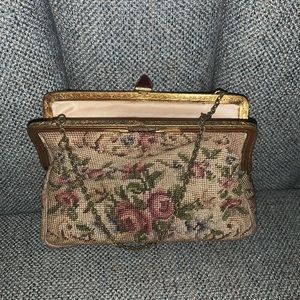 VINTAGE PURSE AUSTRIAN PETIT POINT
